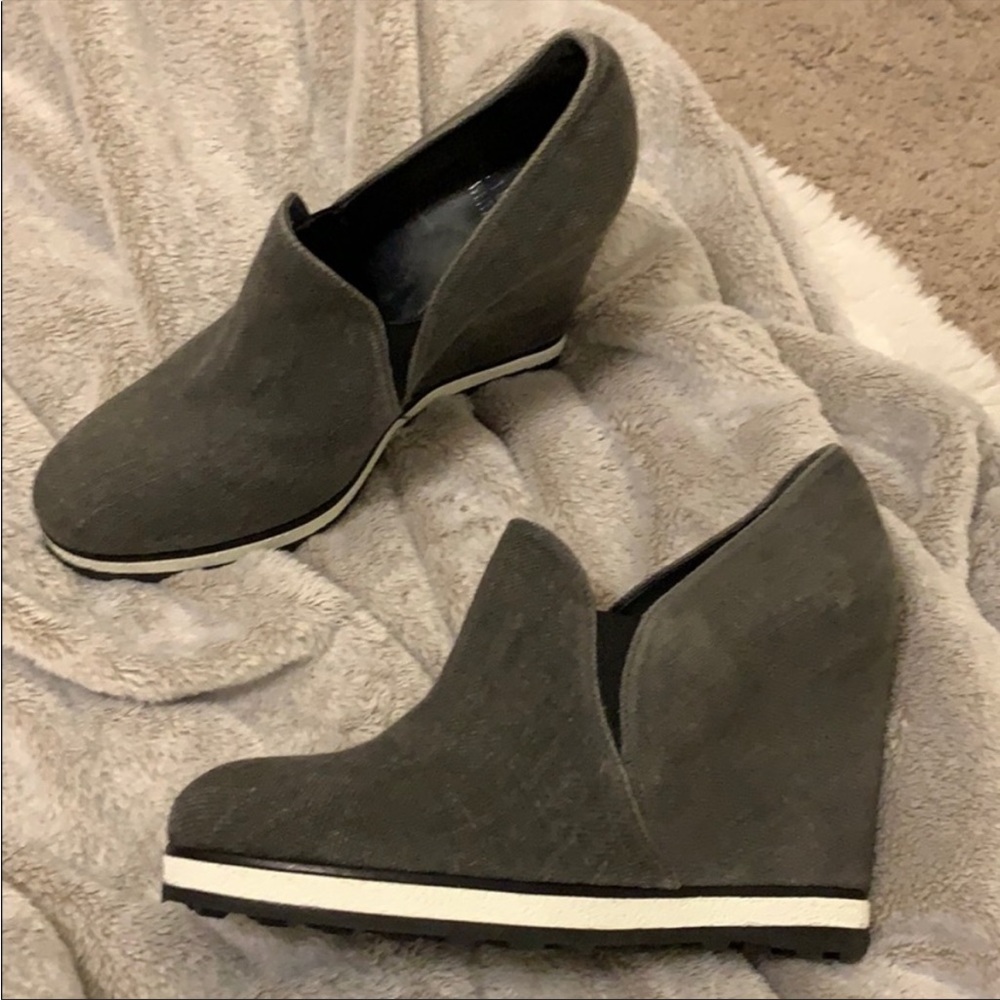 Stuart Weitzman Sporty Canvas Wedge